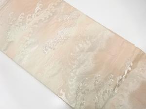 アンティーク　荒波模様織出し袋帯（材料）